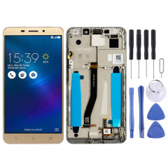 Écran LCD et numériseur complet avec cadre pour Asus ZenFone 3 Laser ZC551KL Z01BDC (Or)