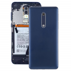 Cache arrière de batterie avec objectif et touches latérales pour Nokia 5 (bleu)