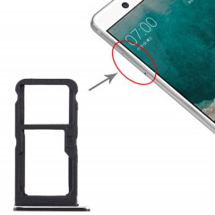 Plateau pour carte SIM + Plateau pour carte SIM / Plateau pour carte Micro SD pour Nokia 7 TA-1041 (Noir)