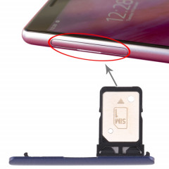 Plateau de carte SIM unique d'origine pour Sony Xperia 10 (bleu)