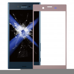 iPartsAcheter pour Sony Xperia XZ Lentille extérieure en verre (Rose Gold)