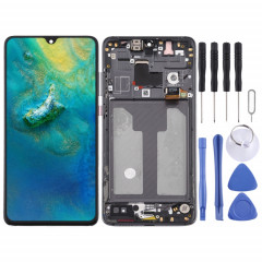 Écran LCD et numériseur complet avec cadre pour Huawei Mate 20 (noir)