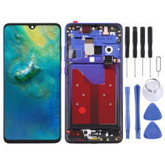 Écran LCD et numériseur complet avec cadre pour Huawei Mate 20 (bleu)