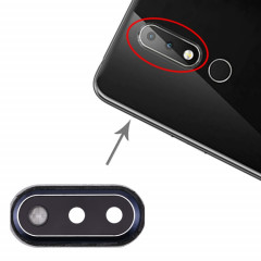 Cache d'objectif pour Nokia X6 (bleu)