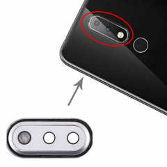Cache d'objectif pour Nokia X6 (blanc)
