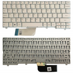 Clavier version américaine pour Lenovo ideapad 100S 100S-11IBY (blanc)