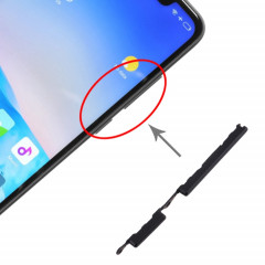 Touches latérales pour Xiaomi Redmi Note 6 Pro (noir)