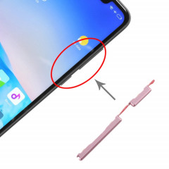 Touches latérales pour Xiaomi Redmi Note 6 Pro (rose)