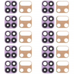 Objectif de caméra arrière d'origine 10 PCS pour Huawei P40 Lite (rose)