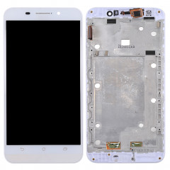 iPartsAcheter pour Asus ZenFone Max / ZC550KL / Z010DA LCD écran + écran tactile Digitizer Assemblée avec cadre (Blanc)