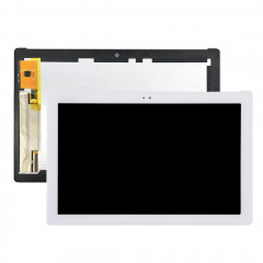 iPartsAcheter pour Asus ZenPad 10 Z300M / P021 (Jaune Câble Flex Version) Écran LCD + Écran Tactile Digitizer Assemblée (Blanc)