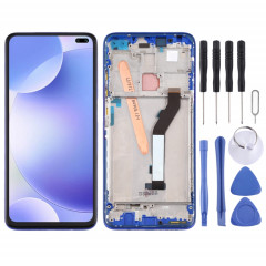 Écran LCD et numériseur complet avec cadre pour Xiaomi Redmi K30 5G (bleu)