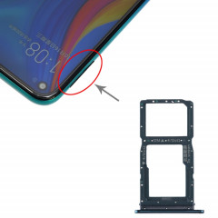 Plateau pour carte SIM + plateau pour carte SIM / plateau pour carte Micro SD pour Huawei Enjoy 10 Plus (vert)