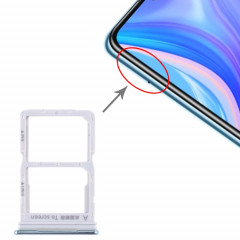 Plateau pour carte SIM + plateau pour carte NM pour Huawei Enjoy 10s / Honor Play 4T Pro (Bleu)