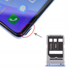 Plateau de carte SIM + plateau de carte SIM pour l'honneur V30 Pro / Honor V30 (Bébé Bleu)