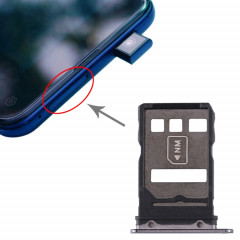 Plateau pour carte SIM + plateau pour carte NM pour Huawei Mate 30 (Noir)