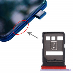 Plateau de la carte SIM + plateau de la carte NM pour Huawei Mate 30 (violet clair)