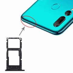 Plateau pour carte SIM + plateau pour carte SIM / plateau pour carte Micro SD pour Huawei Enjoy 9s (noir)
