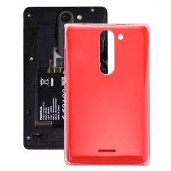 iPartsAcheter pour Nokia Asha 502 Dual SIM couvercle de la batterie arrière (rouge)