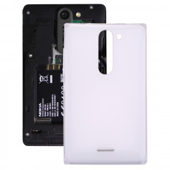 iPartsAcheter pour Nokia Asha 502 Dual SIM couvercle de la batterie (blanc)