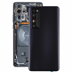 Cache arrière de batterie d'origine avec cache d'objectif de caméra pour Huawei Nova 7 Pro 5G (noir)