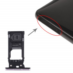 Plateau pour Carte SIM + Plateau pour Carte SIM + Plateau pour Carte Micro SD pour Sony Xperia XZ2 (Rose)