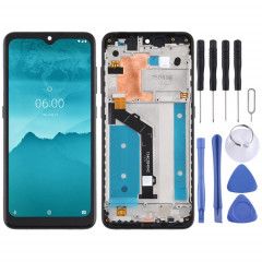 Écran LCD et numériseur complet avec cadre pour Nokia 6.2 TA-1198 TA-1200 TA-1187 TA-1201 (noir)