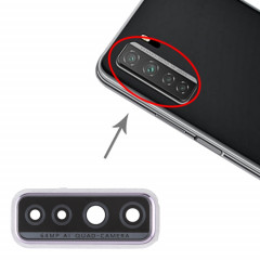 Cache d'objectif d'origine pour Huawei P40 Lite 5G / Nova 7 SE (Argent)
