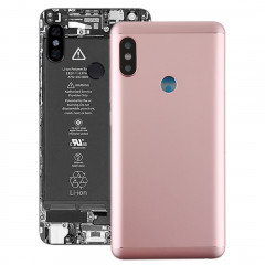 Cache arrière avec objectif et touches latérales pour Xiaomi Redmi Note 5 (Or rose)