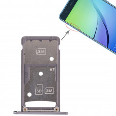 2 Plateau carte SIM / Micro SD Carte pour Huawei Enjoy 6 / AL00 (Gris)