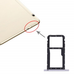 Plateau pour Carte SIM + Plateau pour Carte Micro SD pour Huawei Honor Play Pad 2 (9,6 pouces) (Argent)