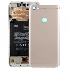 Couverture arrière avec touches latérales pour Xiaomi Redmi Note 5A Prime (Gold)