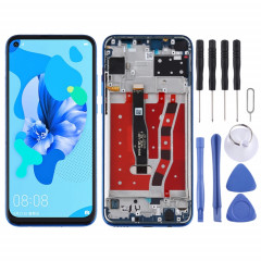 Écran LCD et numériseur complet avec cadre pour Huawei Nova 5i (bleu)