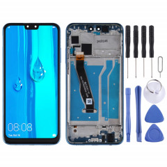 Écran LCD et numériseur complet avec cadre pour Huawei Y9 (2019) (bleu)