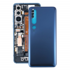 Couvercle arrière de la batterie en verre pour Xiaomi Mi 10 5G (gris)
