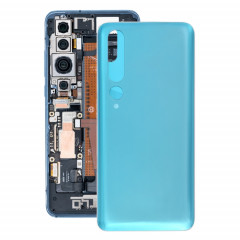 Couvercle arrière de la batterie en verre pour Xiaomi Mi 10 5G (bleu)