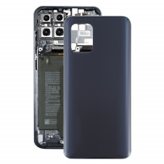 Couvercle arrière de la batterie en verre pour Xiaomi Mi 10 Lite 5G / Mi 10 Youth 5G (Noir)