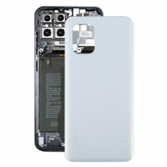 Couvercle arrière de la batterie en verre pour Xiaomi Mi 10 Lite 5G / Mi 10 Youth 5G (blanc)