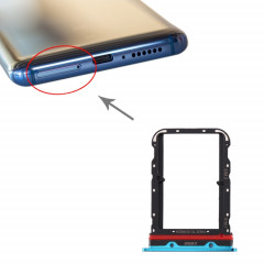 Plateau pour carte SIM + plateau pour carte SIM pour Xiaomi Mi 10 (bleu)