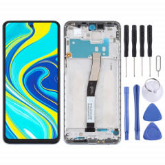 Écran LCD et numériseur complet avec cadre pour Xiaomi Redmi Note 9S (argent)