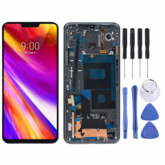 Écran LCD d'origine pour LG G7 ThinQ / G710 G710EM G710PM G710VMP Ensemble complet de numériseur avec cadre (Noir)