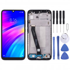 Ecran LCD et assemblée complète du numériseur avec cadre pour Xiaomi Redmi 7 (noir)