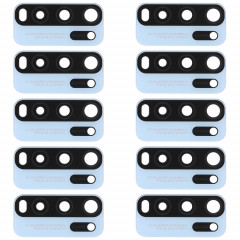 Pour Vivo Y50 1935, V1965A / Vivo Y30 1938 10 pièces objectif de caméra arrière (bleu bébé)
