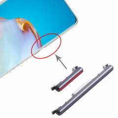 Bouton d'alimentation et bouton de contrôle du volume pour Huawei P40 Pro (noir)