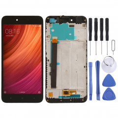 Ecran LCD et numériseur Assemblage complet avec cadre pour Xiaomi Redmi Note 5A (Noir)