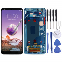 Écran LCD TFT pour LG Stylo 4 / Q Stylo 4 / Q710 / Q710MS / Q710CS Assemblage complet du numériseur avec cadre (Bleu)