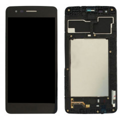 iPartsAcheter pour LG K8 2017 / M200N / M210 / MS210 LCD Écran + Écran Tactile Digitizer Assemblée avec Cadre (Noir)