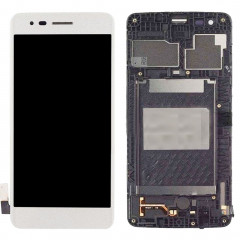 iPartsAcheter pour LG K8 2017 / M200N / M210 / MS210 LCD Écran + Écran Tactile Digitizer Assemblée avec Cadre (Argent)