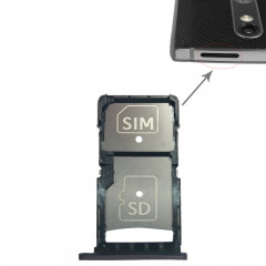 Bac à carte SIM + bac à carte Micro SD pour Motorola Droid Turbo 2 / XT1585 (Gris)