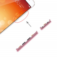 Pour les touches latérales Vivo X9 (or rose)